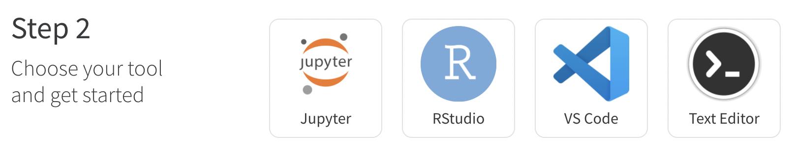Print screen da página de instalação do Quarto